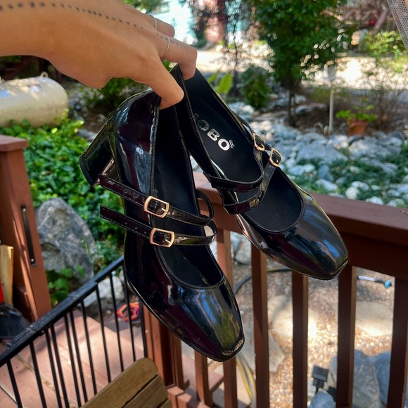 NWOT block heeled Mary Janes - Picture 1 of 5